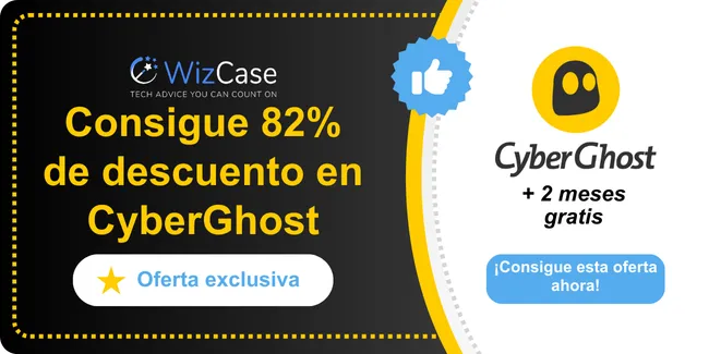 Banner principal del cupón de CyberGhost 2025