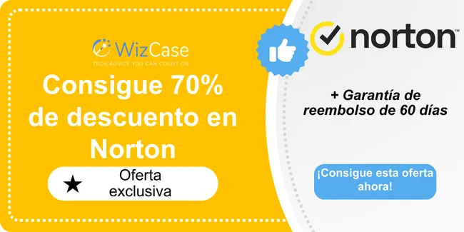 Banner principal del cupón de Norton 2025