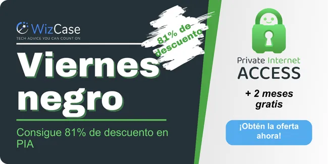 Banner de cupones de PIA para el Black Friday 2025