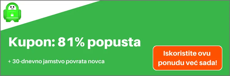 Banner s tankim kuponom za privatni pristup internetu 2025