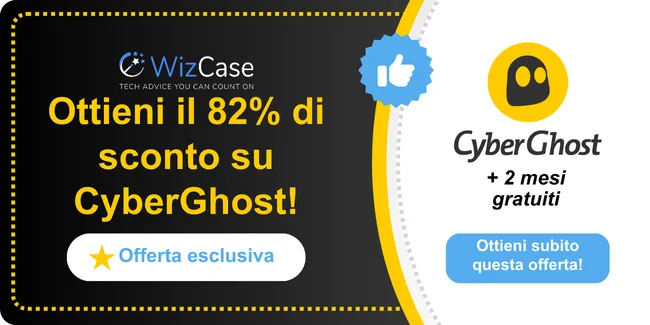 Banner coupon principale CyberGhost 2025