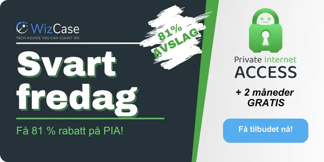 PIA Black Friday 2025-kupongbanner