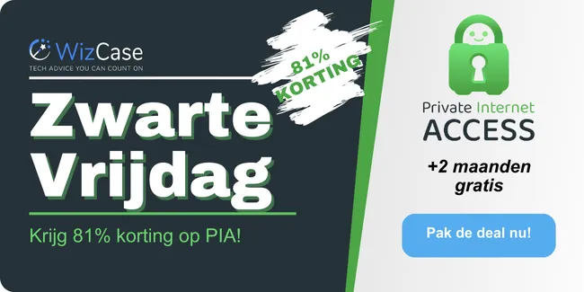 PIA Black Friday 2025 kortingsbonbanner
