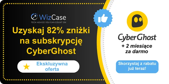 CyberGhost 2025 główny baner kuponowy