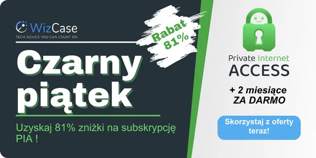 Baner z kuponem PIA Black Friday 2025