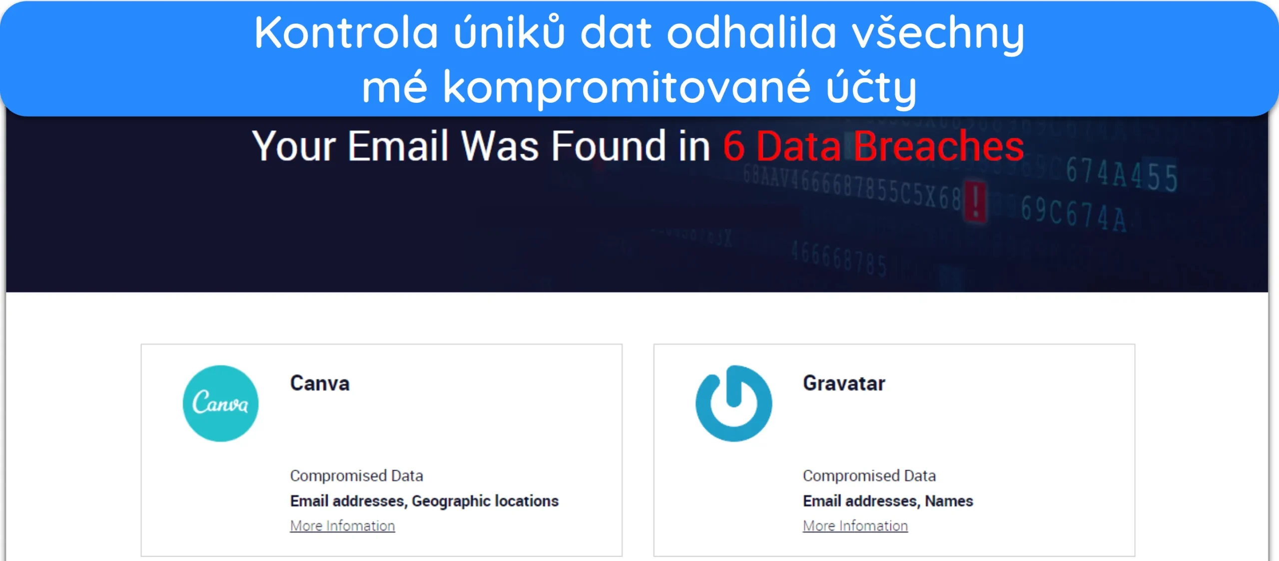 Jakmile TotalAV identifikoval rizikov&eacute; &uacute;čty, okamžitě jsem změnil hesla.