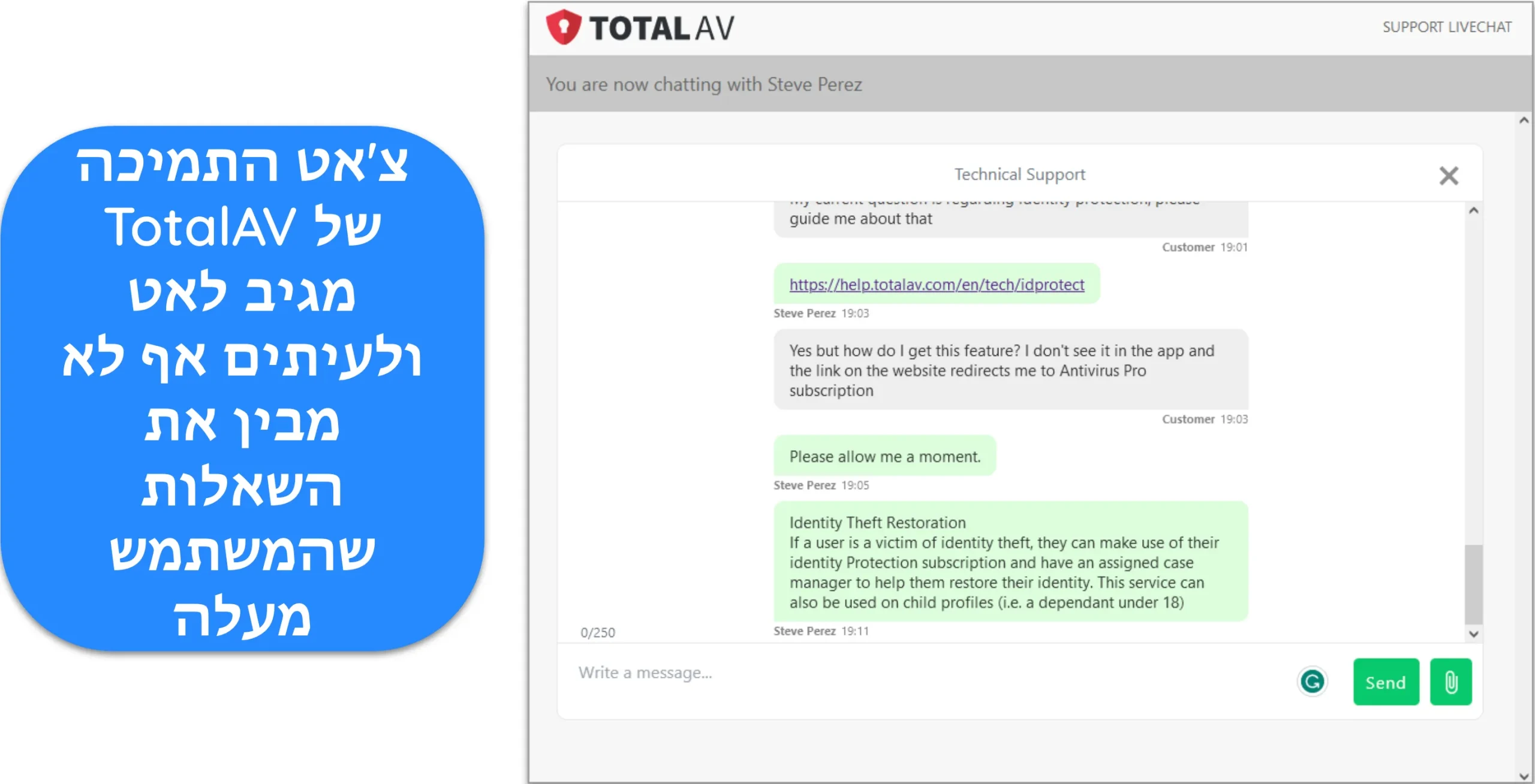 צילום מסך של Smart Scan של TotalAV הפועל במחשב Windows.